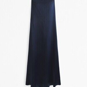 Strapless Trapeze Maxi Dress